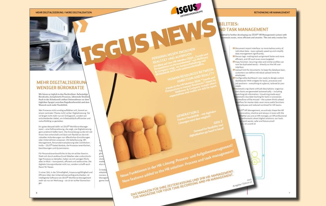 ISGUS NEWS – Das neue Magazin für die moderne Arbeitswelt