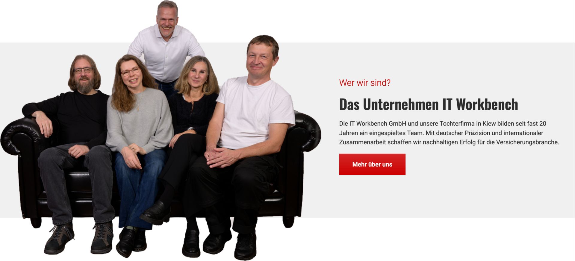 IT Workbench mit neuem Webauftritt