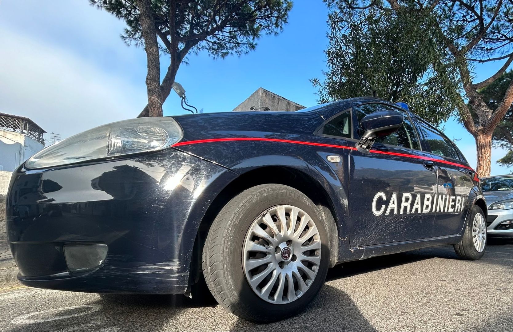 Italienisches Polizeiauto
