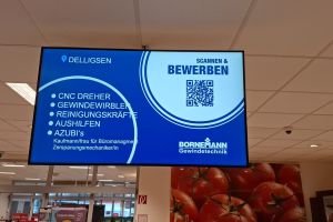itworx-pro GmbH stattet weiteren REWE-Markt mit modernem Digital Signage System aus