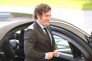 Javier Milei 2024 in Berlin (Archiv)