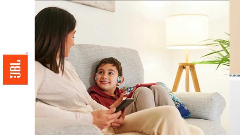 JBL Junior FREE – Perfekter Sitz für kleine Ohren für sicherer Sound, der Spaß macht