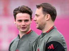 Jonas Urbig und Manuel Neuer