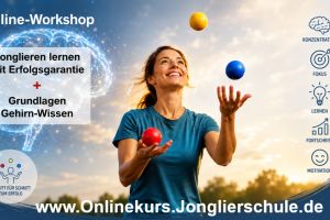 Jonglieren lernen mit Erfolgsgarantie: Neuer Onlinekurs verbindet Gehirntraining und Bewegung