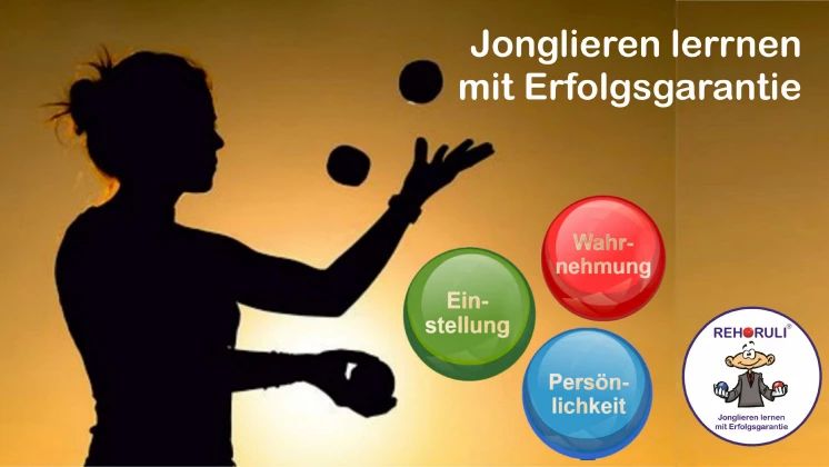 Jonglierkurs in München zu Weihnachten verschenken und am 26.12. um 16 Uhr zum Kurs kommen