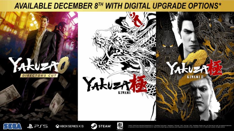 Jubiläums-Upgrades für Like a Dragon & Yakuza – Erfahrt mehr zu den Details