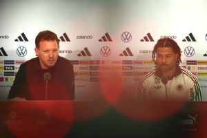 Julian Nagelsmann und Serge Gnabry