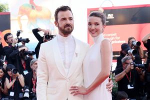 Justin Theroux und Nicole Brydon