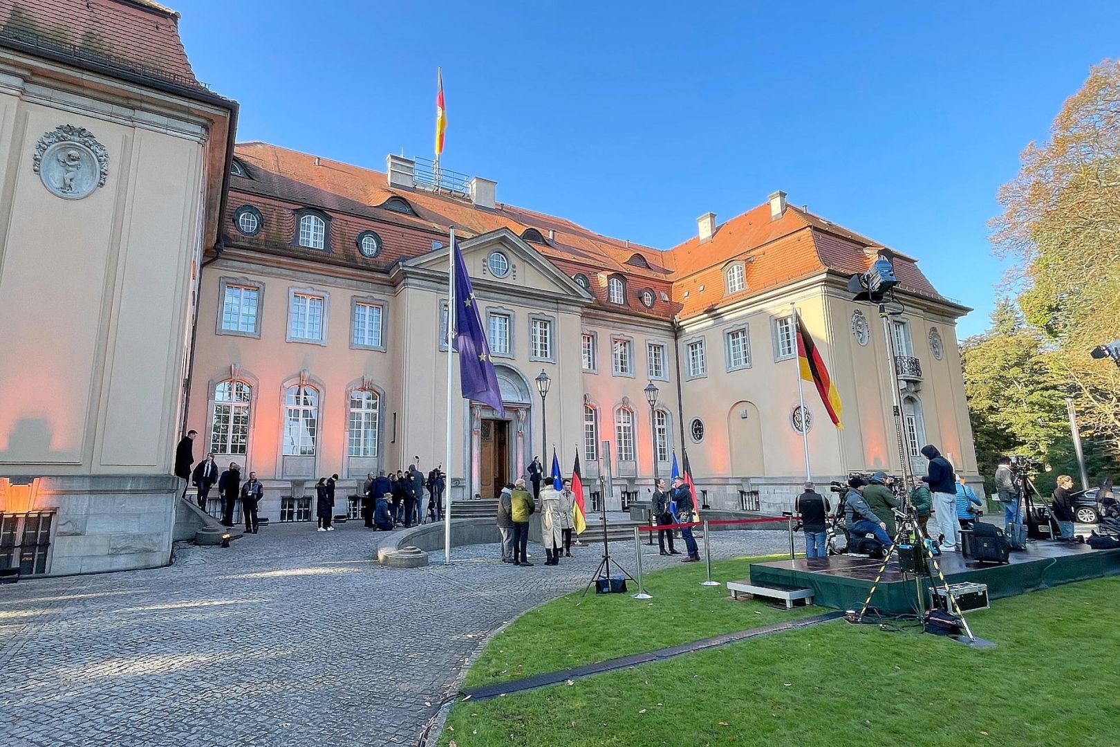 Kabinettsklausur in der Villa Borsig am 30.09.2025