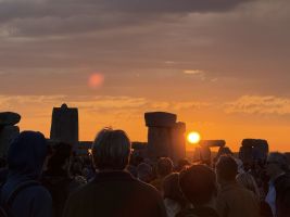 Kalendarischer Sommeranfang - Sonnenwende in Stonehenge
