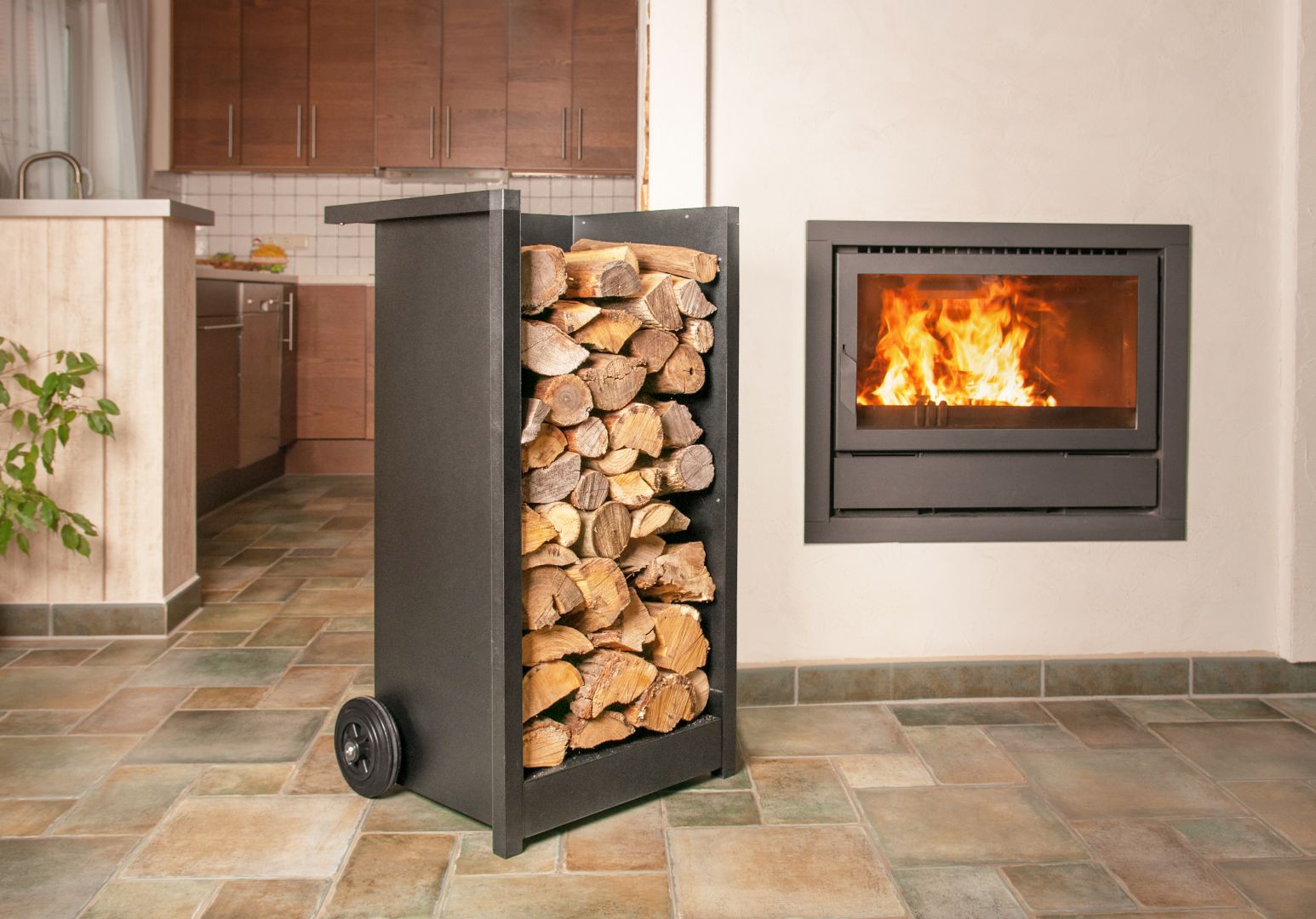 Kaminholzwagen können komfortabel, sauber und stilvoll sein | KNOBLOCH