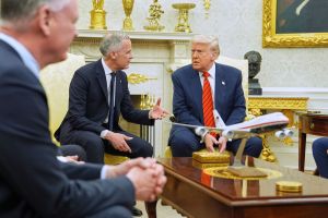 Kanadas Premierminister Mark Carney trifft US-Präsident Trump