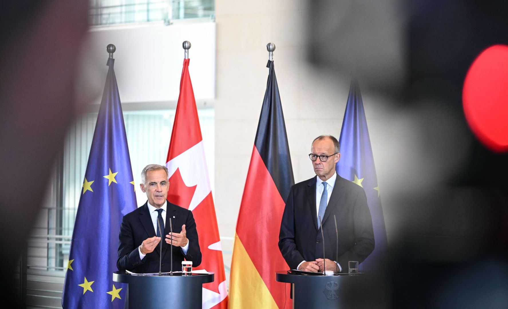 Kanzler Merz empfängt kanadischen Premierminister Carney