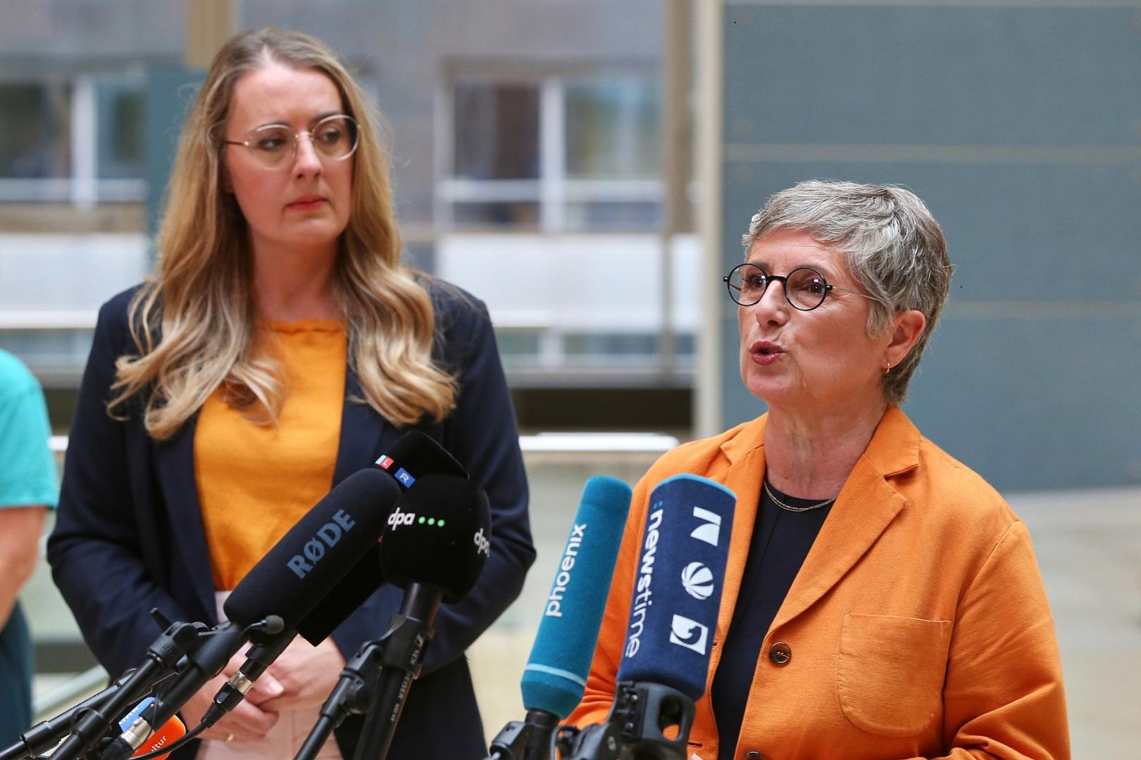 Katharina Dröge und Britta Haßelmann am 02.09.2025