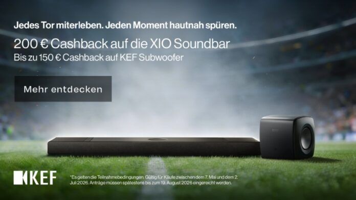 KEF startet Cashback-Aktion für Soundbar und Subwoofer