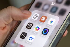 KI-Anwendungen auf einem Smartphone