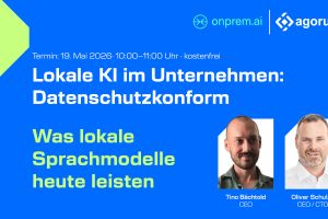 KI im Unternehmen – Datenschutzkonform: agorum® und onprem.ai zeigen den Weg