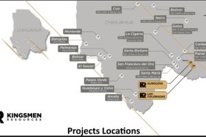 Kingsmen beginnt im Silber-Gold-Projekt Las Coloradas im Bergbaudistrikt Parral in Chihuahua, Mexiko, mit den Bohrungen