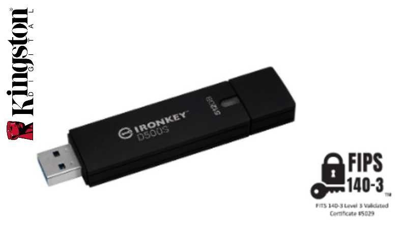 Kingston IronKey D500S – Hardware-verschlüsselte USB-Stick mit vertrauenswürdiger Lieferkette
