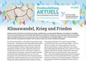 Klimawandel, Krieg und Frieden