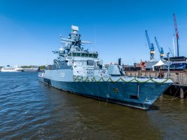 Korvette LÜBECK: Rheinmetall feiert erste Schiffstaufe