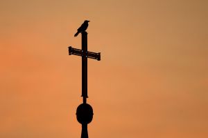 Kreuz auf einer Kirche