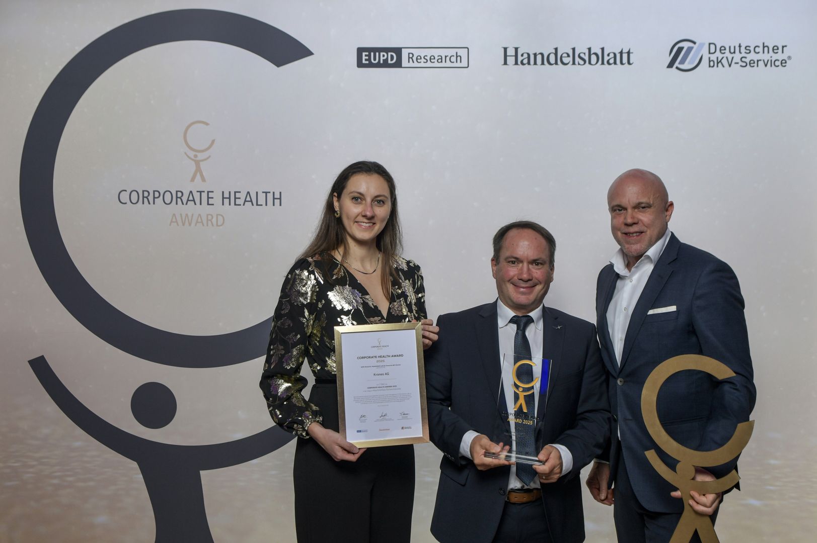 Krones erhält den Corporate Health Award 2025