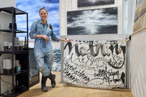 Künstlerin Jeannine Platz - Tag der Handschrift