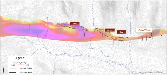 Kutcho Copper umreißt Esso West – das Bohrziel von höchster Priorität in der Nähe der Ressource für das Explorationsprogramm 2026