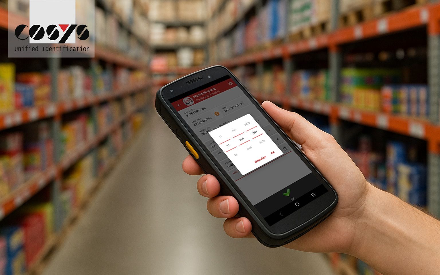 Lagersoftware mit Scanner: COSYS & Zebra TC22/TC27 im Einzelhandel