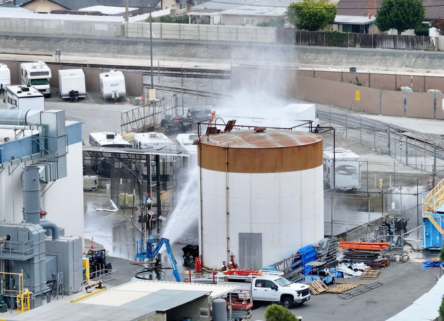 Lagertank Notfall in Kalifornien