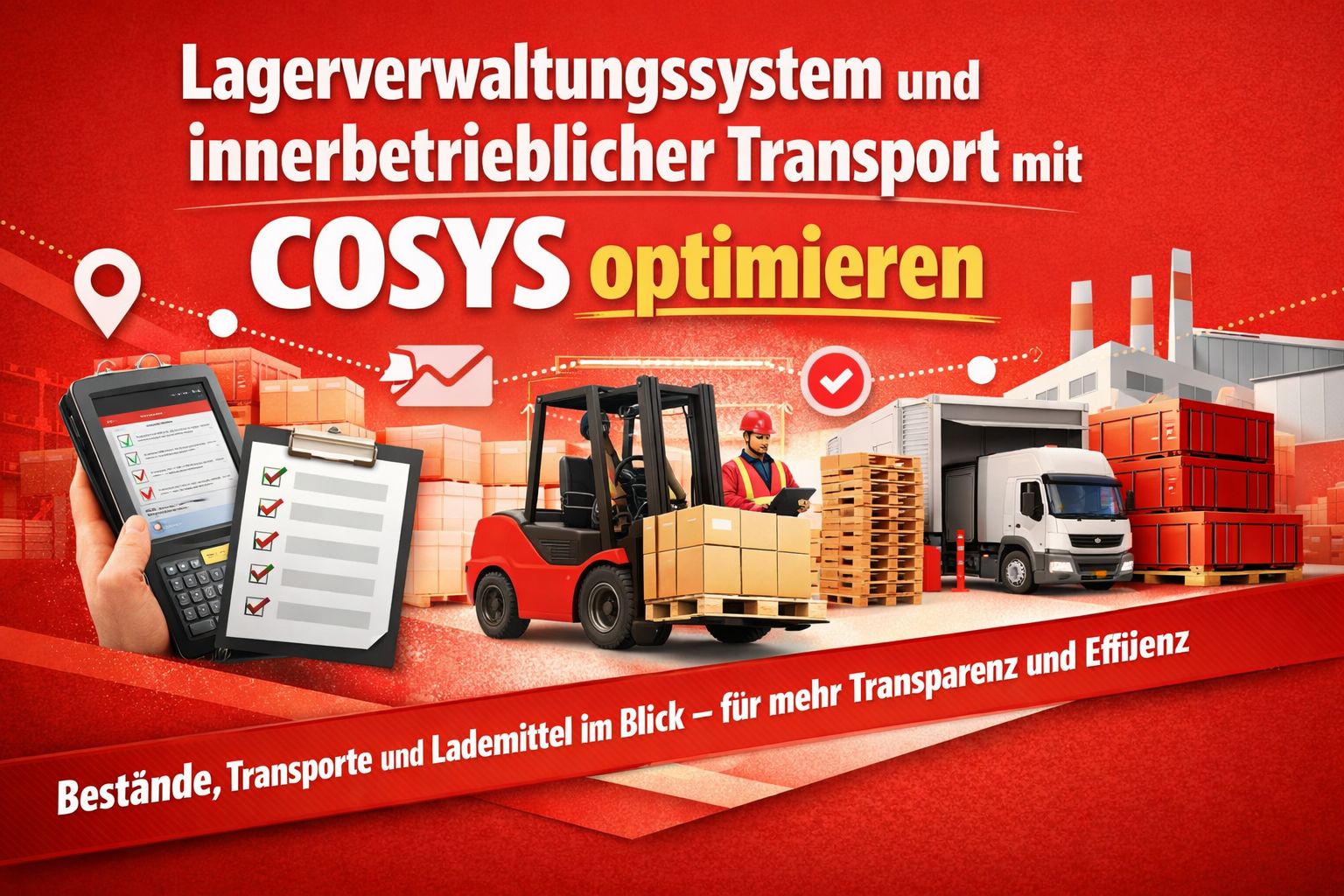 Lagerverwaltungssystem und innerbetrieblichen Transport mit COSYS optimieren