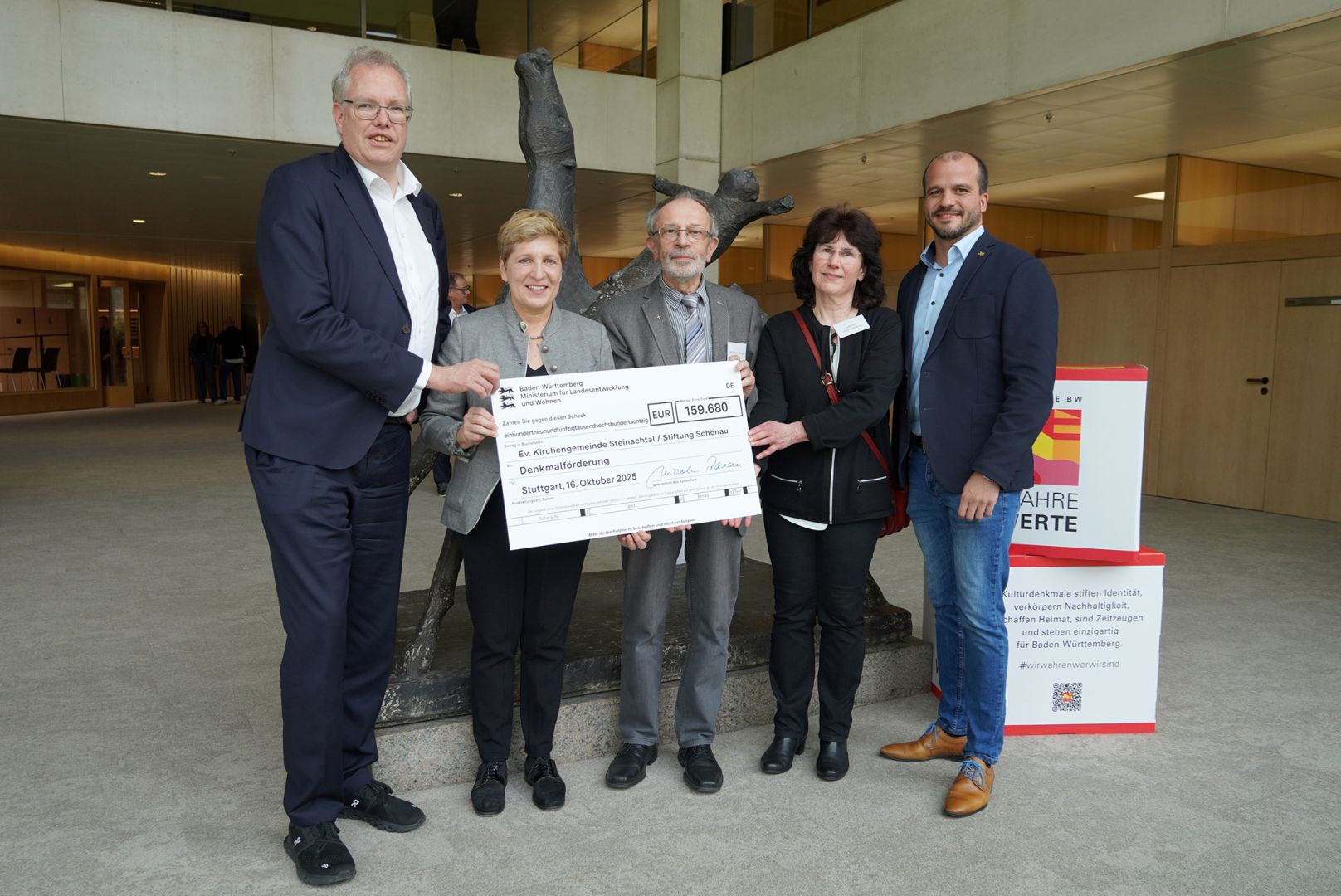 Land Baden-Württemberg unterstützt Sanierung der Stadtkirche Schönau