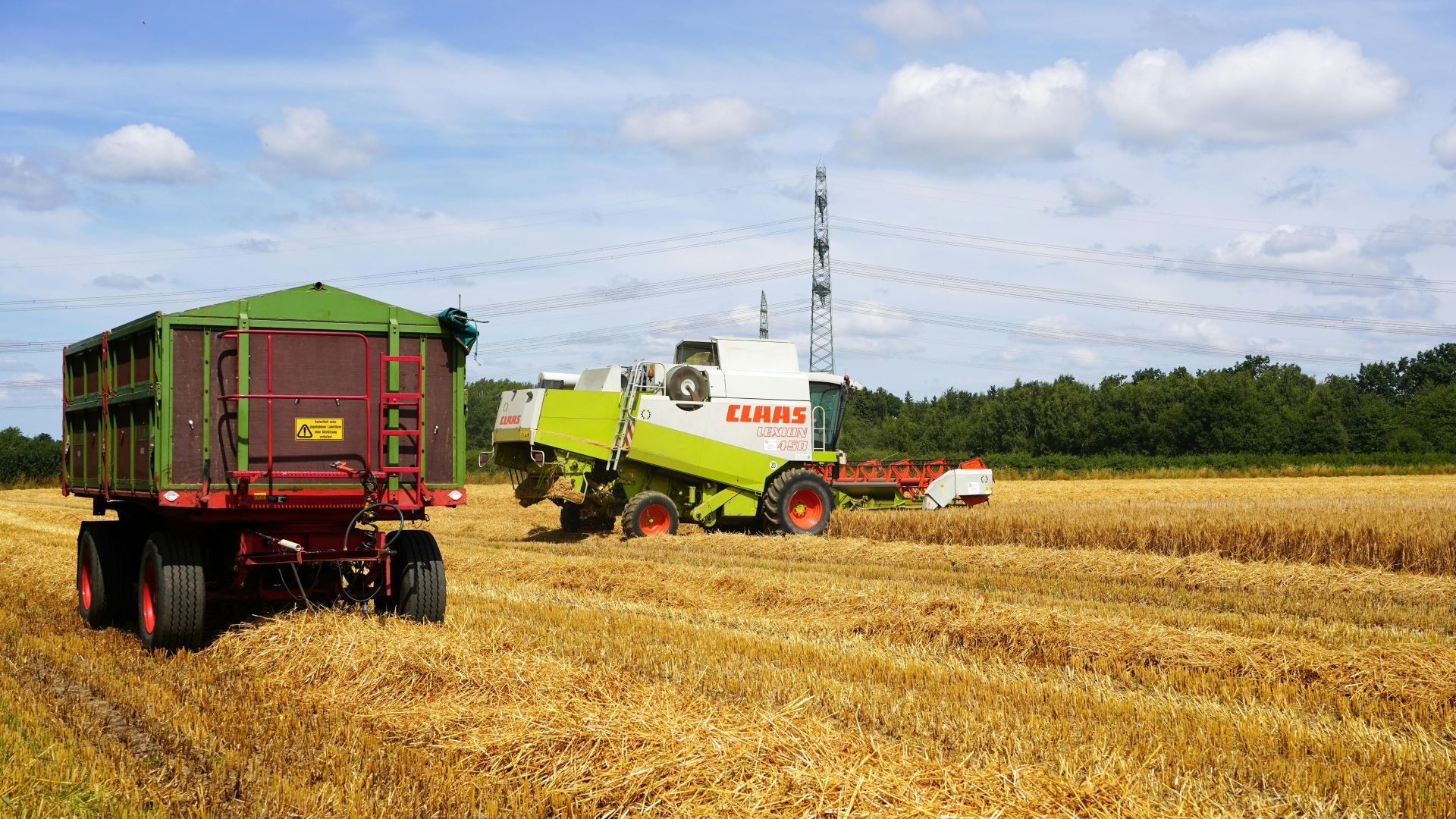 Landmaschinen im Field Service: Maximale Verfügbarkeit, auch in der Ernte.