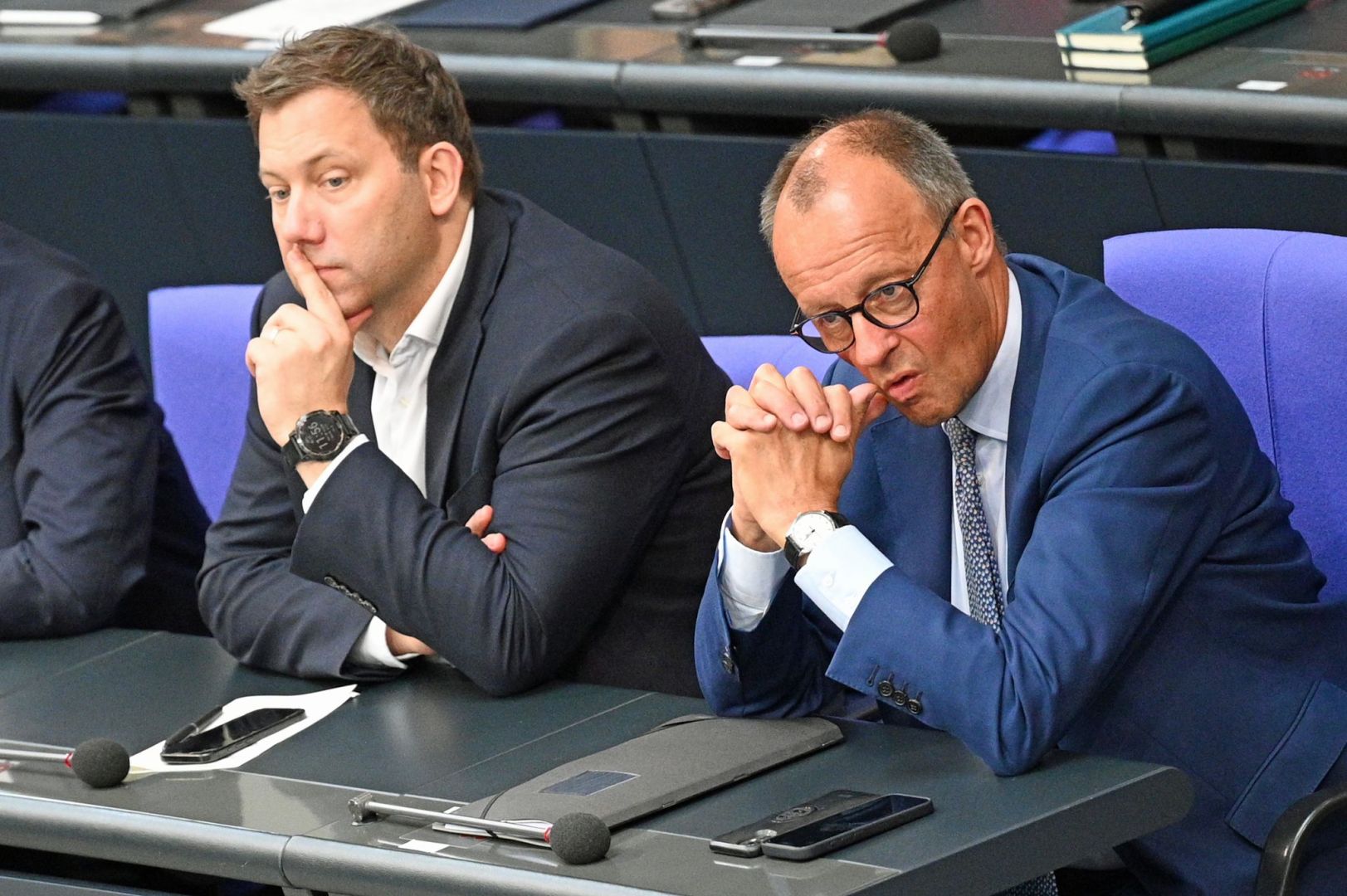 Lars Klingbeil und Friedrich Merz