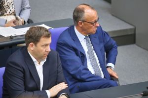 Lars Klingbeil und Friedrich Merz am 11.07.2025