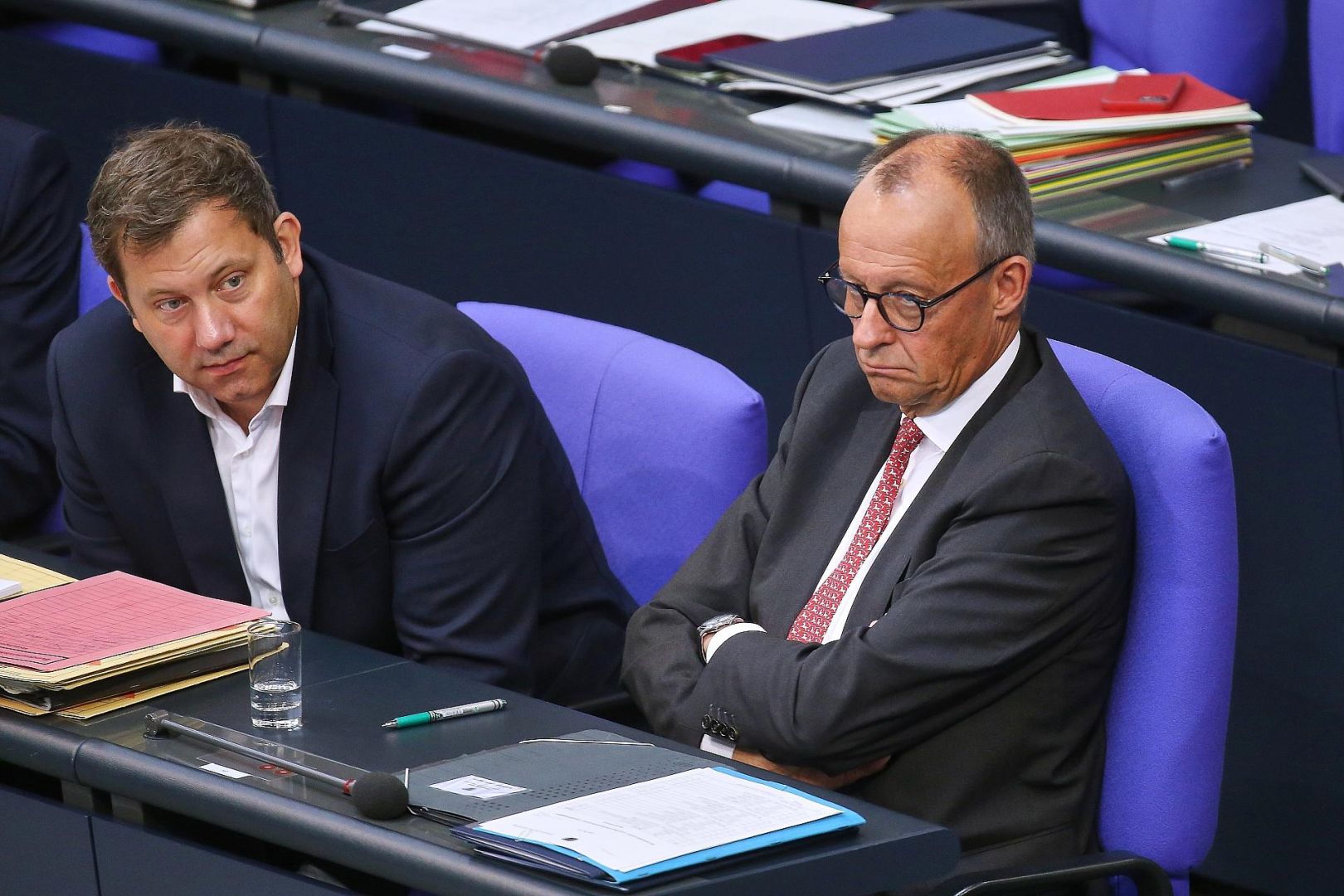 Lars Klingbeil und Friedrich Merz am 17.09.2025