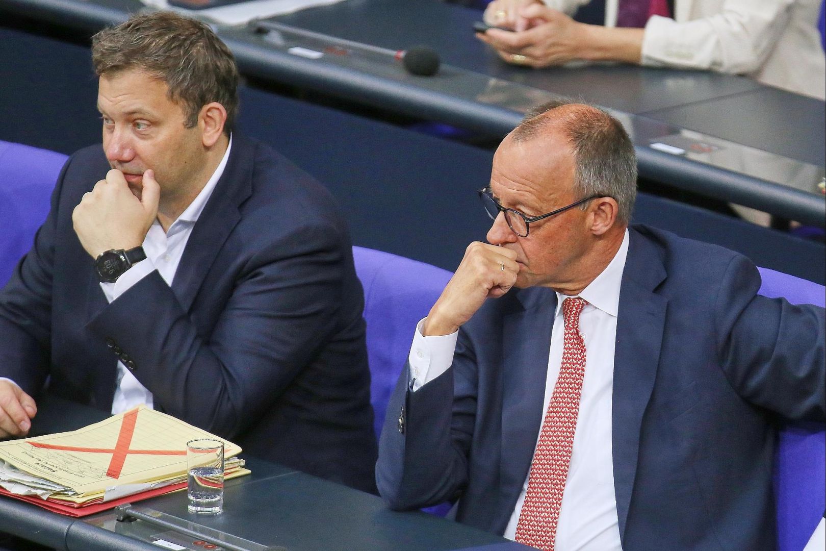 Lars Klingbeil und Friedrich Merz (Archiv)