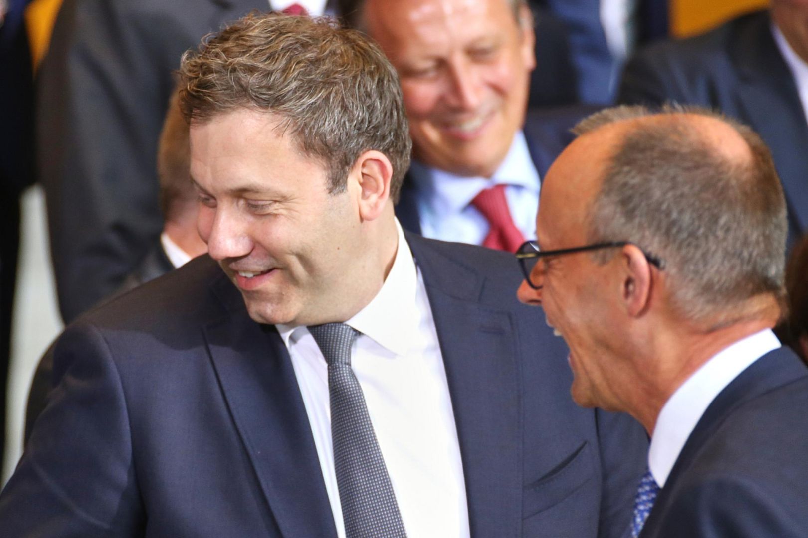 Lars Klingbeil und Friedrich Merz (Archiv)