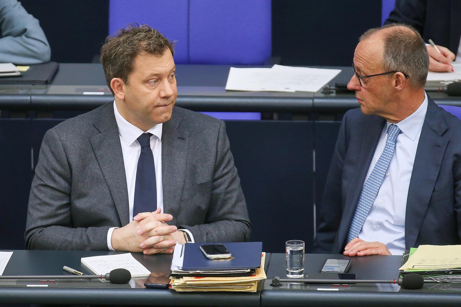 Lars Klingbeil und Friedrich Merz (Archiv)