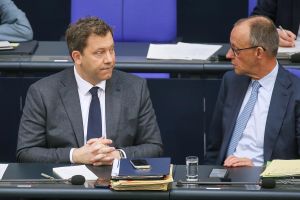 Lars Klingbeil und Friedrich Merz (Archiv)