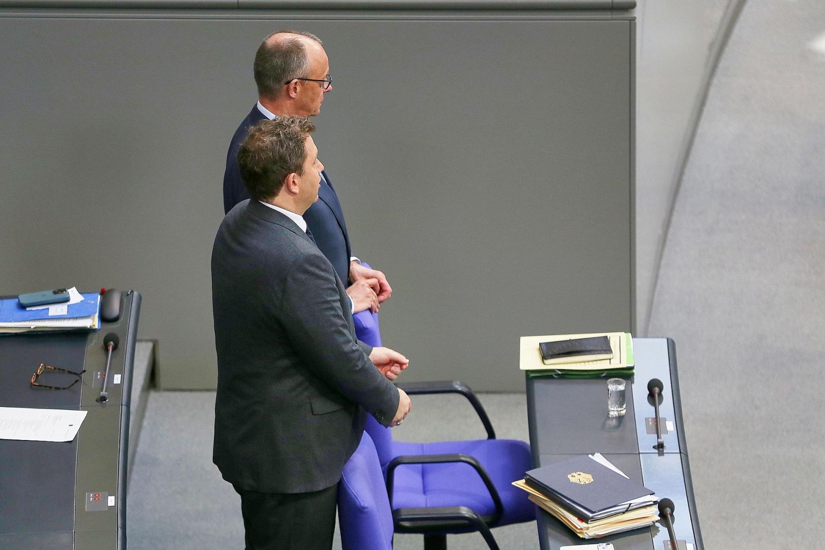Lars Klingbeil und Friedrich Merz (Archiv)