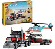 LEGO Creator 3in1 Tieflader mit Hubschrauber für 12,99€