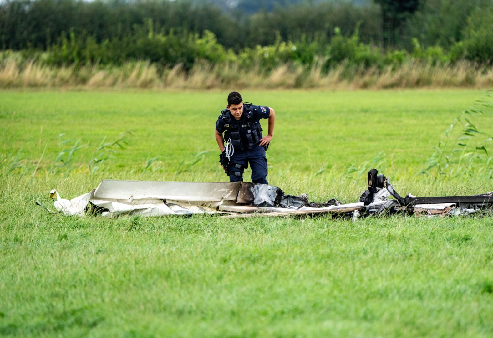 Leichtflugzeug abgestürzt - zwei Tote