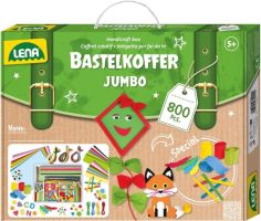 Lena Jumbo Bastelkoffer mit 800 Teilen für 11,99€