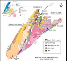 Leocor Mining durchteuft 3,6 m mit 1,49 % Cu, einschließlich 0,9 m mit 3,22 % Cu, enthalten in 6,1 m mit 0,99 % Cu, bei Copper Creek