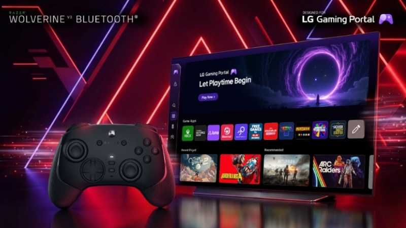 LG Electronics & Razer – Wolverine V3 Bluetooth Controller – Designed for LG Gaming Portal