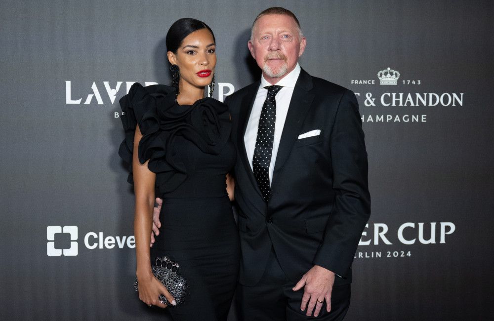 Lilian de Carvalho Monteiro und Boris Becker
