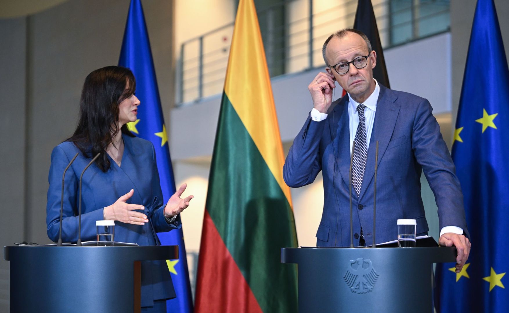 Litauische Premierministerin bei Bundeskanzler Merz