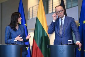Litauische Premierministerin bei Bundeskanzler Merz